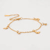 Stainless Steel Tiny Heart Charms Anklet Girl Summer Beach Dainty Moon Star Dangles Bohem Cute Ankle - Image 5