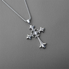 European And American Personality Retro Gothic Cross Necklace For Men And Women Street Hip-Hop Trendsetters Versatile Pe - Image 4