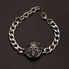 Medieval Norse Viking Rune Wolf Bracelet Man Stainless Steel Valknut Witch Knot Compass Bracelet for Men Scandinavian Jewelry - Image 3