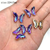5pcs/lot Colorful Crystal Butterfly Pendant Glass Gradient Charms For Korean Women Necklace Choker Jewelry Accessories - Image 14