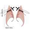 1pair Cute Latex Elf Ears with Earring Non-pierced False Ears Cross Women Earrings Ear Cuff Jewelry Role Play - Image 6