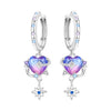 Silver Colorful Love Satellite Drop Earrings Women Earrings Charm Versatile Party Jewelry Gifts - Image 13
