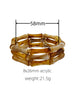 3pcs Acrylic Beaded Elastic Bracelet with Colorful Bamboos for Women's Daily Wear bracelet for women - Image 38