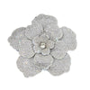 Rhinestone Camellia Brooches for Women Fabrics Flower Corsage Jewelry Wedding Party Badge Lapel Pins Accessories - Image 12