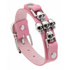 1 Punk Pink Skull Rivet Creative Bracelet Bracelet, Suitable For Women's Daily Holiday Parties And Halloween Wear - Image 11