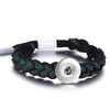 18mm Snap Button Jewelry Bracelets Braided Black Leather Snap Bracelet Fit Snaps Jewelry Magnet Buckle Tan Leather Bracelets - Image 14
