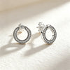 Silver and Compact Star Moon Heart-Shaped Snowflake Zircon Earrings for Women Minimalist Engagement Party Jewelry - Image 9