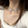 Gothic Vintage Harajuku Butterfly Crystal Choker Pendant Chain Necklaces For Women Charm Y2K Accessories Jewelry Gift - Image 4