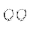 Men's Earrings Geometric Polygonal Stainless Steel Ear Buckle Ring Women Chic Earring Small Hoop Punk Party Ear Jewelry - Image 27
