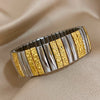 Simple Elastic Stainless Steel Bangles for Women Vintage Classic Heart Star Inlaid Rhinestone Bracelet Bangle - Image 4