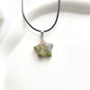 Stone Hexagon Crystal Rose Quartz Opal Star Pendant Necklace for Women Fluorite Lapis Bullet Pendulum Jewelry Gift - Image 22