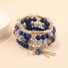 Bohemian Stackable Glass Bead Bracelet Set 4 Pieces - Image 30