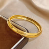 Smooth Stainless Steel Cuff Bracelet with Three Width Options - Image 12