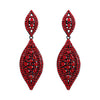 European and AmericanFashion Full Diamond Alloy Gold-Plated Earrings For Women Multicolor Rhinestone 0ptional Earrings - Image 15