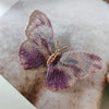 Light Hand Embroidered Gradient Butterfly Brooch Suitable For Women At Romantic Banquets At Tops And Jackets - Image 8