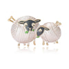 Classic Enamel Two Sheep Brooches for Women Animal Pins Friends Party Gifts Jewellery Accessories - Image 7