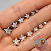 1PC Stainless Steel Mini Zircon Star Cartilage Piercing Stud Earring For Women Helix Tragus Earring Women's Body Jewelry - Image 6