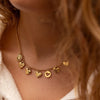 Miranda Charm Stainless Steel Heart Love Chain Necklace Chic Romantic Korean Jewelry Gift - Image 1