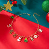 Year Christmas Tree Pendant Necklace For Women Rhinestone Snowflake Santa Claus Bell Clavicle Choker Party Jewelry Gifts - Image 5