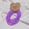 10Pcs Shiny Crystal Charm Bracelet 4mm Glass Beads Elastic Cord Bracelet for Women Friendship Wrist Jewelry - Image 11