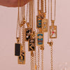 Retro Styles Tarot Card Pendant Necklace For Women Featuring Sturdy Stainless Steel Zodiacs Designs - Image 3