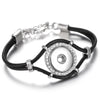 18mm Snap Button Jewelry Bracelets Braided Black Leather Snap Bracelet Fit Snaps Jewelry Magnet Buckle Tan Leather Bracelets - Image 21