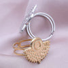 1/2pcs Mix Silver/Gold Color Oval Flower Sun Ring Stainless Steel Rings For Women Men Accessories Round Blank Cobochons Settings - Image 21