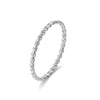 Geometry Stainless Steel Quality Fried Dough Twists Ring for Women Couple Jewelry Wearable for Party - Image 8