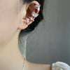 A Girl 4Pcs/set Creative Silver Color Zirconia Clip on Earrings for Women Geometric Ear Cuff Without Piercing Girl Jewelry - Image 6
