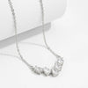 Sparkling Teardrop Cubic Zirconia Necklace Earrings Set For Women Elegant Bridal Wedding Party Jewelry Accessories - Image 3