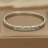 Classic Design Stainless Steel Crystal Flower Bangles for Women Jewelry Letter X Pearl Beads Bracelet - Image 10