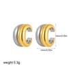 1Pc Minimalist Paved Zircon Double Layer Clip Earrings No Piercing Cartilage Ear Cuff Gold Plated Party Jewelry Gift - Image 10