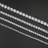 Dazzling Tennis Bracelet For Women Men 4/5mm Shiny Zircon Iced Out Chain Crystal Couple Men's Women's Bracelet Jewelry - Image 4