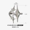Stainless Steel Y2K Celestial Star Open Rings for Women Men Unique Design Gold Silver Color Adjustable Ring Jewelry - Image 18