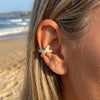 1PC Minimalist Inlaid CZ Zircon Cross Ear Cuff Clip Earrings For Women Men Dainty Geometric Ear Clips Versatile Jewelry - Image 1