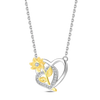 Silver Four-Leaf Clover Butterfly Star Moon Heart Key Necklace fit Women Jewelry Valentine's Day Gift - Image 18