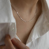 Silver Gold 1mm Snake Chain Necklace, 16–30 Inches, Women's Christmas Party Gift Jewelry - Image 2