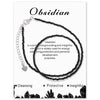 Simple Black Obsidian Beads Choker Necklaces For Women Men Stone Amethysts Collar Clavicle Chain Female Bohemia Jewelry - Image 1
