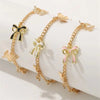 Retro Micro Inlaid Rhinestone Infinite Butterfly 8-Shaped Women's Bracelet Ankle Chain, Multiple Multi-Color Wholesa - Image 10