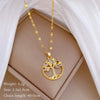 Crystal Tree of Life Necklace for Women Stainless Steel Long Chain Pendants Choker Aesthetic Jewelry collares - Image 21