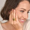 Stainless Steel Minimalism Smooth Ball Rings Gold Color Chunky Dome Ring For Women Men Statement Jewelry Party Gifts - Image 3