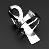 Egyptian Ankh Cross Key Of Life Adjustable Open Rings for Women Men Stainless Steel Mythology Animal Rune Finger Ring Jewelry - Image 4