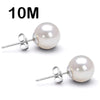 Pearl Silver Earrings Stud Earring For Women Wedding Jewelry Accessories Party Holiday Gift - Image 9