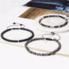 4mm Stone Bracelet Men Women Handmade Braided Adjustable Braclet Small Tiger Eyes Howlite Agates Beads Braslet - Image 3