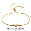 316L Stainless Steel Zircon December Birthstone Adjustable Bracelet Wrist Jewelry Women's Charm Bracelet - Image 8