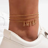 Boho Anklet Foot Chain Summer Bracelet Tassel Star Crystal Pendant Charm Anklet Sandals Barefoot Beach Foot Bridal Jewelry - Image 9