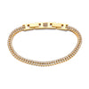Shiny Cubic Zirconia 2/3 Row Chain Wrist Bracelet For Women Stainless Steel Wedding Jewelry - Image 8