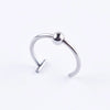 Punk 8/10mm Titanium Steel Lip Rings Cuff Clip on Fake Labret Piercing Ear Nose Hoops Unisex Women Septum Body Jewelry - Image 6