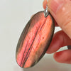 Pink Labradorite Pendant Irregular Shape Bead Stone Purple Necklace for Men Women - Image 1