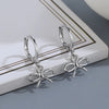 Minimalist Bowknot Hoop Earrings for Women Cute Sweet Girls Earring Jewelry Gifts - Image 4